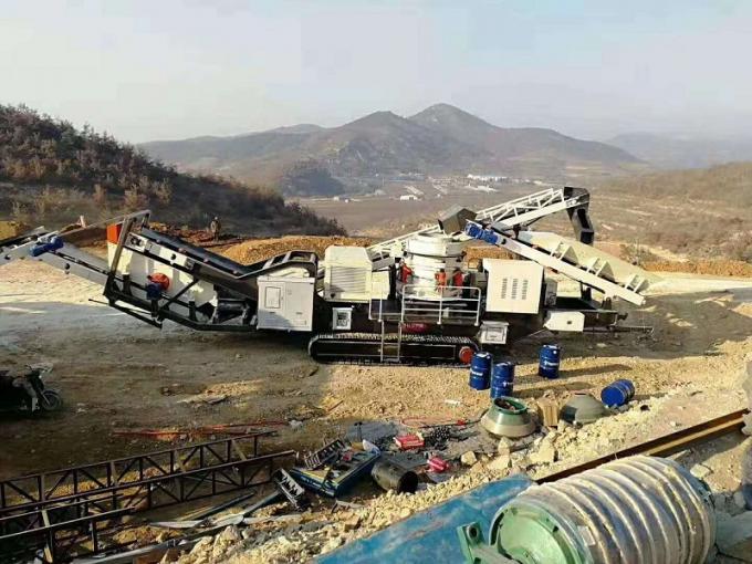 MP-VSI Series Mobile Crushing Plant For Construction Construction / Quarry