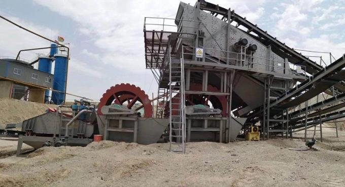 River Pebbles Sand Making Production Line For Stabilized Soil Environmental Protection