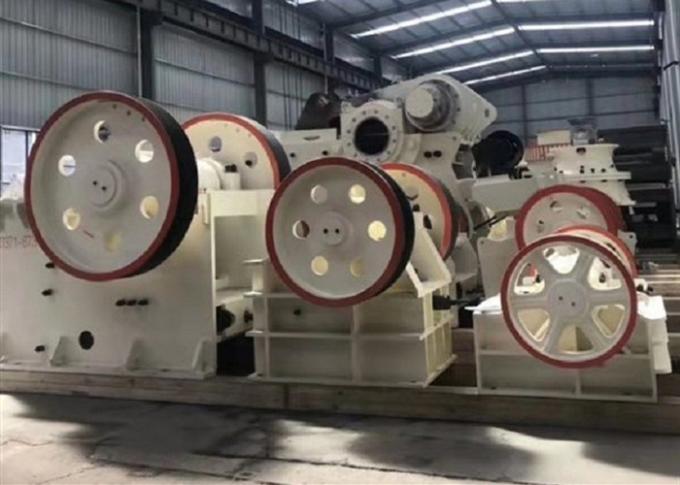 30kw Power Gold Jaw Crusher High Reliability 40 - 100mm Discharge Size