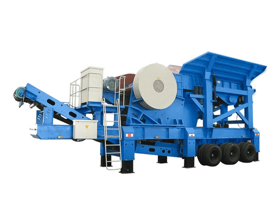 China PP Series Mobile Jaw Crusher With Belt Conveyor / Coal Crushing Plant 10 - 35m3/H Capacity supplier