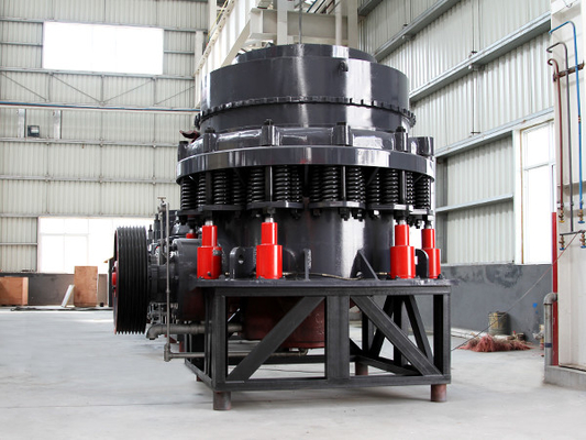 HCC Spring Compound Cone Rock Crusher 110 - 132kW High Crushing Ratio