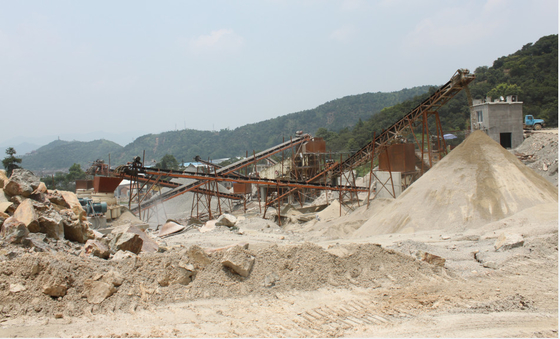 Basalt Limestone Quartz Aggregate Production Line Low Noise