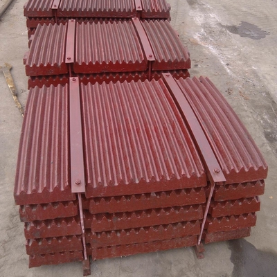 Red Ore Stone Crusher Jaw Plate Crusher Spare Parts