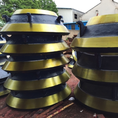 HC TH Cone Crusher Spare Parts Mn18Cr2 Concave and Mantle