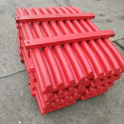 High Manganese Steel Jaw Crusher Wear Plates For Quarry Construction