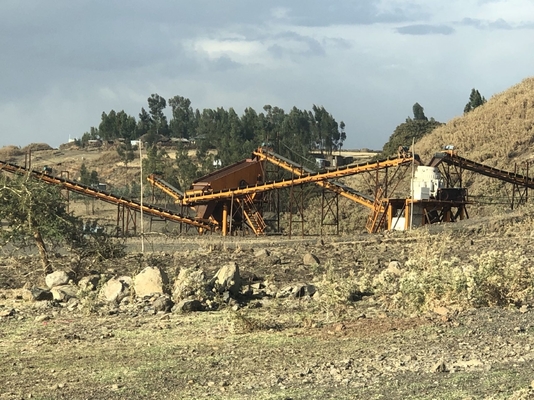Metallurgy Mining Stone Crushing And Screening Plant 300tph
