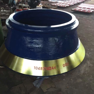 Mn14Cr2 Mantle And Bowl Liner Cone Crusher Spares OEM ODM