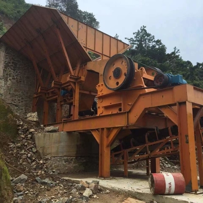 92000kgs Heavy Duty Jaw Crusher Machine Granite Limestone Crushing