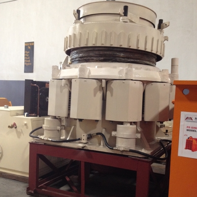 HCC45 Cone Rock Crusher 15500kgs Cone Crusher Plant High Frequency